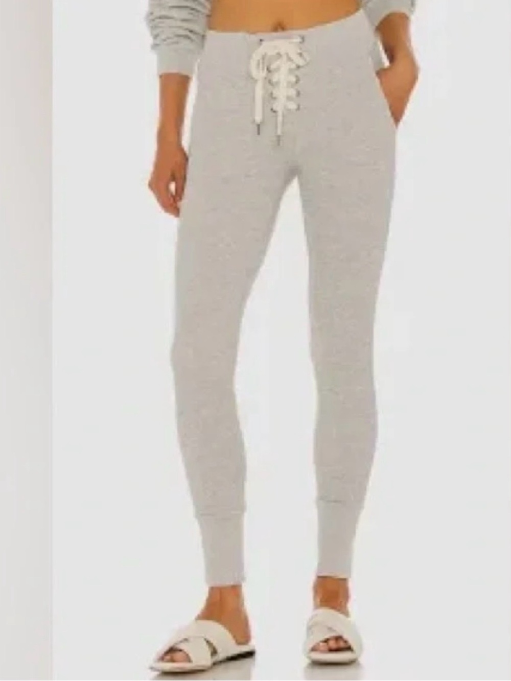 NSF Lace-Up Grey Maddox Sweats